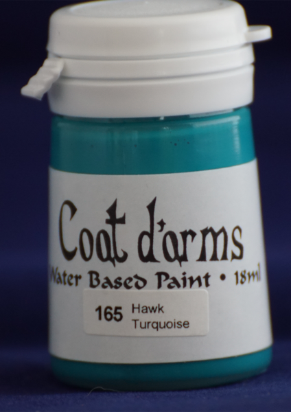 ​Coat d’arms 165 Hawk Turquoise
